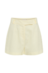 Massima Linen Shorts - Lemon Sherbet