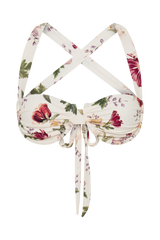 Kai Recycled Ruched Underwire Bikini Top - Bella Rosa Print