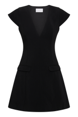 Kiernan Sleeveless Blazer Dress - Black