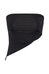 Donata Slinky Strapless Top - Black