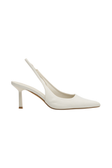 Dasha Sling Back Heels - Ivory