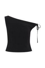 Ramsey Suiting Off Shoulder Top - Black