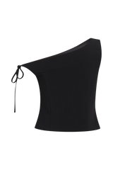 Ramsey Suiting Off Shoulder Top - Black