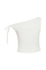 Ramsey Suiting Off Shoulder Top - Ivory