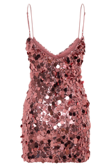 Romilly Sequin Mini Dress - Candy Pink