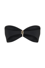 Aria Bandeau Bikini Top - Black