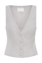 Aspen Suiting Vest - Grey