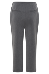 Anne Fitted Capri Pants - Charcoal Marle