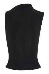 Hadleigh Sleeveless Slinky Top - Black
