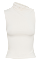 Hadleigh Sleeveless Slinky Top - Ivory