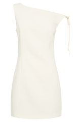 Baker Suiting Off Shoulder Dress - Ivory
