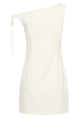 Baker Suiting Off Shoulder Dress - Ivory