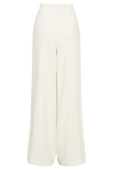 Jacqueline Pleated Wide Leg Pants - Ivory