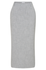 Ambrose Midi Skirt - Charcoal Marle