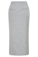 Ambrose Midi Skirt - Charcoal Marle