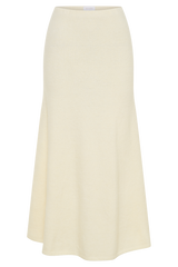 Vivica Knit Maxi Skirt - Ivory Marle