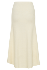 Vivica Knit Maxi Skirt - Ivory Marle