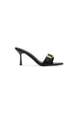 Colleen Buckle Heel - Black