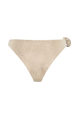 Valencia Rose Diamante Bikini Bottom - Nude
