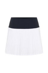 Denver Pleated Active Mini Skirt - Black/White