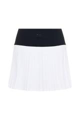 Denver Pleated Active Mini Skirt - Black/White