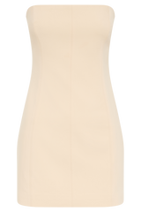 Maci Crepe Mini Dress - Peach