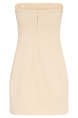 Maci Crepe Mini Dress - Peach
