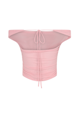 Brooklyn Mesh Crop Top - Candy Pink