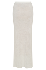 Phoebe Knit Maxi Skirt - Ivory