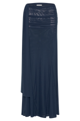 Arna Mesh Maxi Skirt - Midnight Blue
