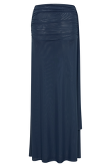 Arna Mesh Maxi Skirt - Midnight Blue