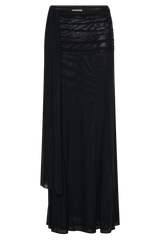 Arna Mesh Maxi Skirt - Black