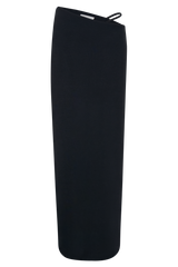 Natalia Modal Buckle Maxi Skirt - Black