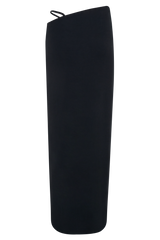 Natalia Modal Buckle Maxi Skirt - Black