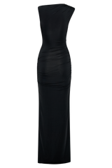 Kaia Slinky Cut Out Maxi Dress - Black