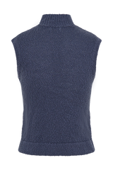 Azalea Sleeveless Knit Top - Steel