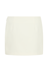 Aisha Suiting Mini Skirt - Ivory
