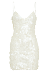 Romilly Sequin Mini Dress - Ivory