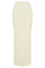 Elise Knit Maxi Skirt - Ivory Marle