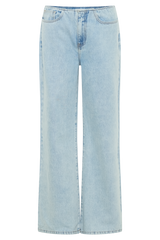 Caitlin Mid Rise Denim Jeans - Light Blue