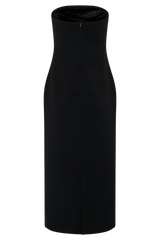 Sussan Strapless Midi Dress - Black