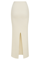 Kyle Knit Maxi Skirt - Ivory