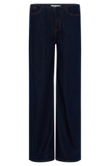 Caitlin Mid Rise Denim Jeans - Indigo Blue