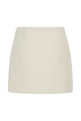 Camilla Boucle Mini Skirt - Ivory