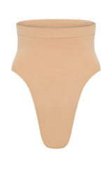 Saria High Waist Shapewear Briefs - Beige
