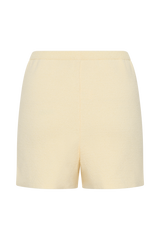 Malika Knit Shorts - Lemon