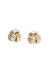 Rowan Knotted Earrings - Gold