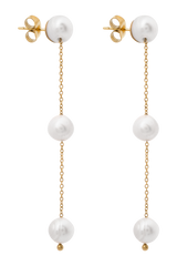 Bodhi Freshwater Pearl Drop Earrings - Pearl