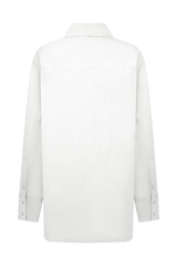 Campbell Cotton Oversized Shirt - White