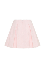 Cleo Boucle Mini Skirt - Powder Pink